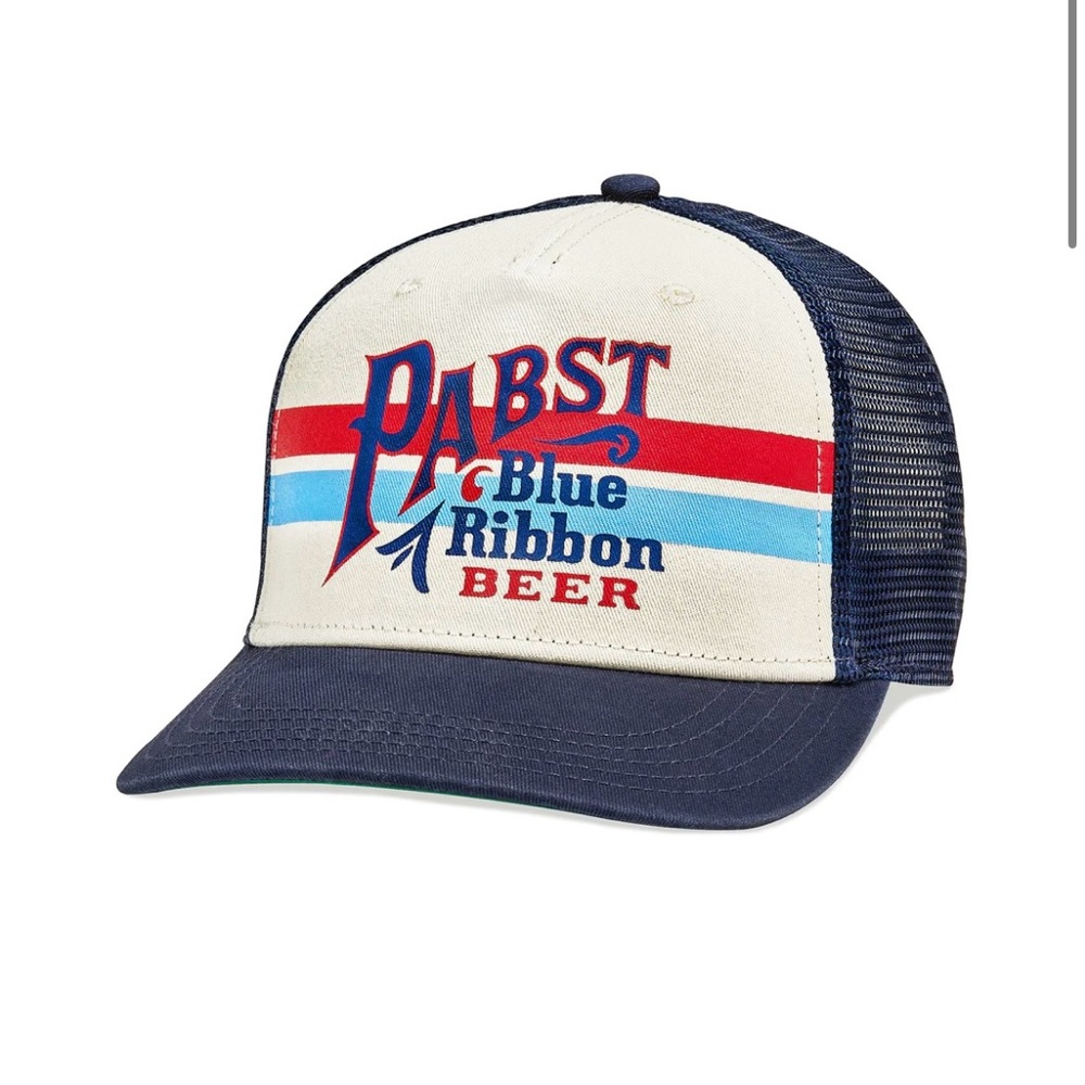 Pabst Blue Ribbon vintage looking trucker hat